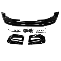 Комплект нижнього переднього бампера з LED DRL Land Rover Defender L663 2020+ — Gloss Black Комплект нижнього переднього бампера з LED DRL Land Rover Defender L663 2020+ — Gloss Black