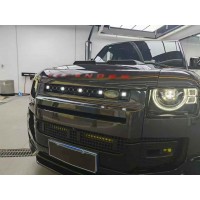 Radiator grille with 5 LED modules for Land Rover Defender L663 2020+