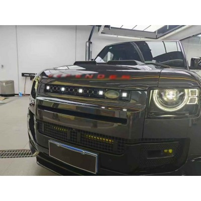 Решетка радиатора с 5 светодиодными модулями для Land Rover Defender L663 2020+