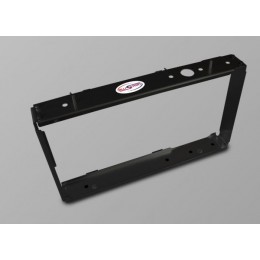 AS26-DC-BLK - Double Core Black Poweder Coated Aluminium Radiator and Intercooler Frame for Defender 200TDI and 300TDI - In Black