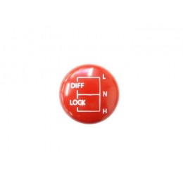 CW-TRANS-RED - Heritage Red Transfer Box Knob for Land Rover Defender - Designed to fit all Defender up to 2006