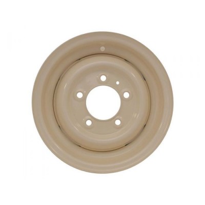 DA1999 - Limestone Tube Type - 16  x 5.5 Steel Wheel - Defender, Series and Discovery 1 - Budget Option or Built to OEM Spec with Pristine Paint Job