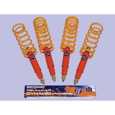 DA4364 - Heavy Duty / Plus 5" Cellular Dynamic Shock and Spring Kit - для автомобілів Defender 110