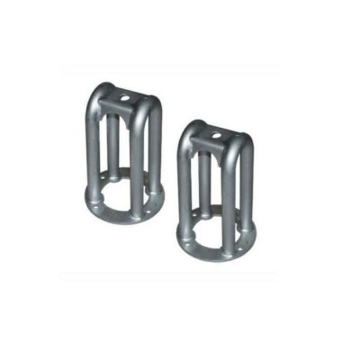 DA6323 - Przednie pojedyncze wsporniki rurowe amortyzatorów - Wysokość standardowa - Do Defendera, Discovery 1 i Range Rovera Classic