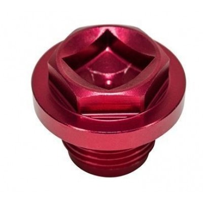 ERR4686RED - червоний анодований - заглушка радіатора для термостата та радіатора на 300TDI Discovery та Defender