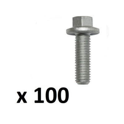 FS108257L - Кількість x 100 Гвинт з фланцем M8 x 25 мм - Для робочого циліндра зчеплення на Series 3 і Defender