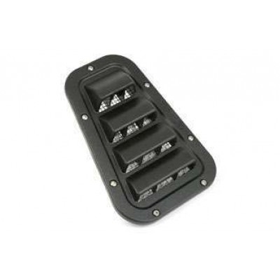 KBX5101 - KBX Hi-Force Heater Wing Top Grilles - Для Land Rover Defender - Satin Black (поставляється як пара)