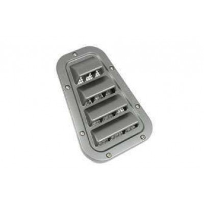 KBX5401 - KBX Hi-Force Heater Wing Top Grilles - Для Land Rover Defender - Brunel Gray (поставляється як пара)