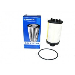 LR011279 - Filtr oleju do Land Rovera i Range Rovera 3.0 V6 benzyna i 5.0 V8 AJ benzyna