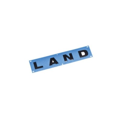LR025838 - Напис Defender у чорному глянці - Заклинання LAND - Оригінальний Land Rover, що підходить для Defender RAW (із шаблоном)