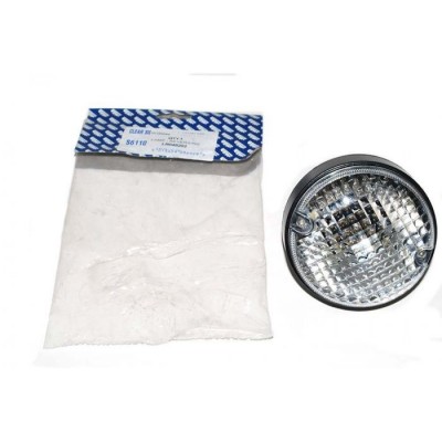LR048202 - NAS Spec Reverse або Side Lamp in Clear - Для Defender і серії - Round Style Reverse from 2002 Onward (НЕ ПОСТАЧАЄТЬСЯ З Цоколем AMR3850)