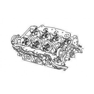 LR054815 - Головка блоку циліндрів - права - для 2.7 TDV6 - Range Rover Sport 2005-2009 і Discovery 3 & 4 - без клапанів