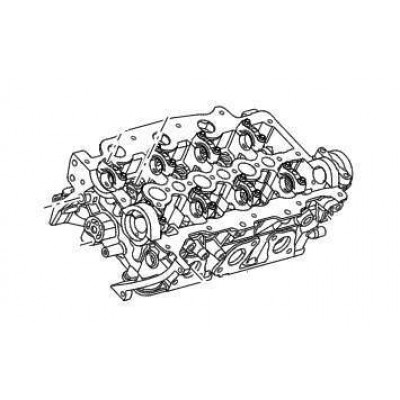 LR054816 - Головка блоку циліндрів - ліва - для 2.7 TDV6 - Range Rover Sport 2005-2009 і Discovery 3 & 4 - без клапанів