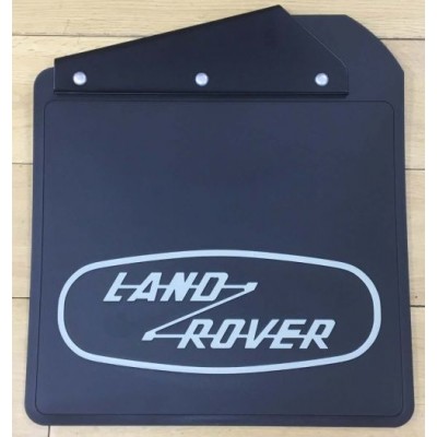 LR069269 - Heritage Defender 90 Rear Right Hand Mudflap - With White Heritage Logo - Genuine Land Rover