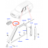 Nakładka na przednią, lewą słupkę Land Rover RANGE ROVER 2013 - 2022 (L405)