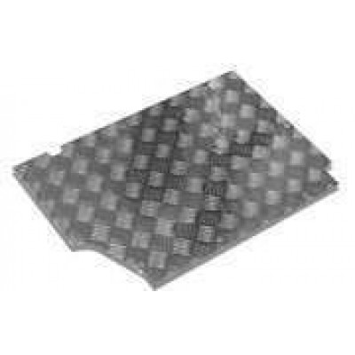 LR553N/S - Defender Front Floor Checker Plate Near Side - підходить для дизельних двигунів до 1994 р. - 2 мм