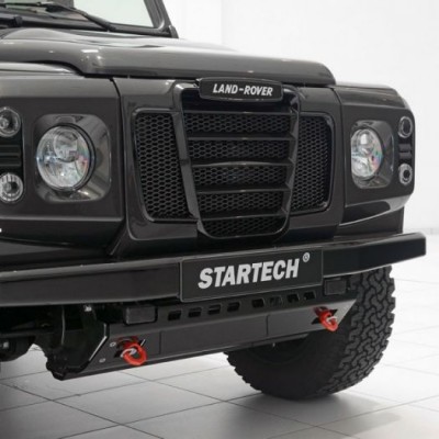 LRC1156 - Передня решітка Startech і світлові рамки для Land Rover Defender - поставляється нефарбованим, готовим до кольорового кодування