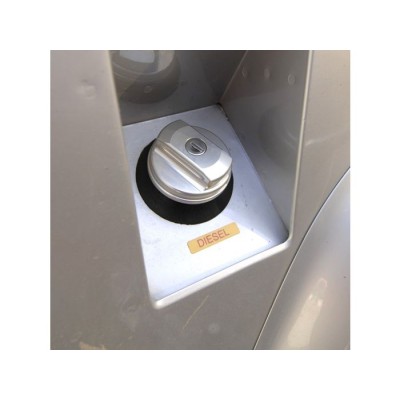 LRC1548 - Defender Aluminium Fuel Cap - Hand Grip Style - Fits Defender TD5 & Puma - Fully Lockable - Manufactured in the UK by Croytec