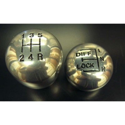 LRC1568 - Алюмінієва ручка перемикання передач і роздавальної коробки з чорним гравіюванням для Defender до 1994-2006 - Коробка передач R380 - Вироблено у Великобританії компанією Croytec