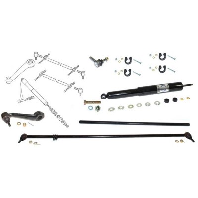 LRC2389 - Гусева тяга та рульова тяга Defender з трьома наконечниками гусеничної тяги, лівим рульовим важелем, рульовим демпфером і фітингами LRC2389 - Гусева тяга та рульова тяга Defender з трьома наконечниками гусеничної тяги, лівим рульовим важелем, рульовим демпфером і фітингами