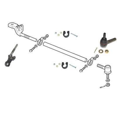 LRC2522 - повна тягова ланка, включаючи перехресну вушко для Land Rover Defender - правий керм - підходить для 1984-2014 рр.
