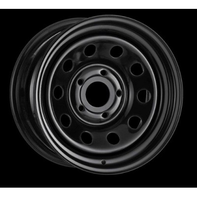 LRC5042 - Модульні сталеві диски Defender Black - 18 x 8 із нульовою відстанню - також підходить для Discovery 1 і Range Rover Classic