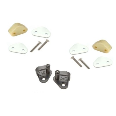 LRC6493 - Набір X-Trouser Striker Kit - пара дверних запірок Defender з гладкою обробкою - Поставляється з усією фурнітурою - Більше ніяких рваних штанів!!