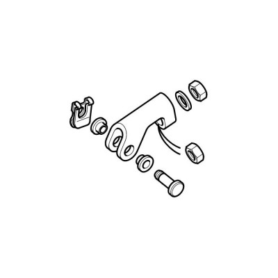 LRC9927 - Land Rover Defender LT230 Роздавальна коробка Комплект штифтів зі скобою для валу роз'єму замка диференціала - до 1994 р.