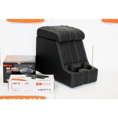 LRI34220 - Audison 500W Сабвуфер Шкіряний Cubby Box Rest для Defender 90 & 110