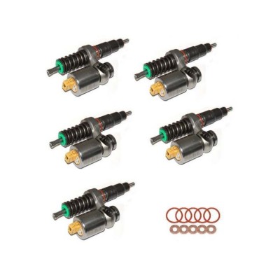 MSC000040 - Набір з 5 форсунок для Land Rover Defender і Discovery TD5 до 2001 р. - Включає ущільнення та шайби OEM обладнання