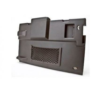 MUD-0011-B - Карта задніх дверей Defender чорного кольору від Mud UK - Карта дверей багажника для Defender до 2002 року - Поставляється в комплекті з сіткою