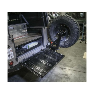 NARRTDEF-PU-bpc - Фірмовий тримач запасного колеса Nakatanenga для Land Rover Defender Pick Up - Підходить з 2002 року (підійде до 2002 року з деякими модифікаціями)