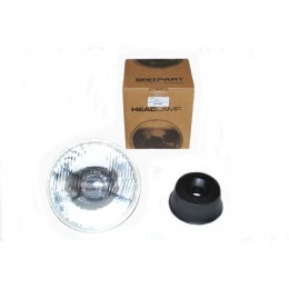 PRC7994 - Single Left Hand Drive Halogen Headlamp - Fits Defender, Series and Range Rover Classic
