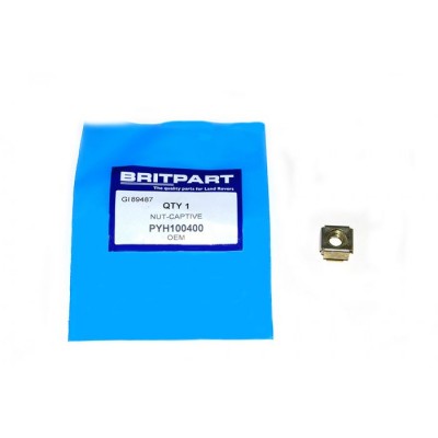 PYH100400 - Невикидна гайка на радіаторі палива для TD5 Defender і Discovery 2 - Дві з цих гайок утримують кришку двигуна на місці