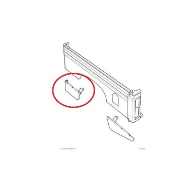 RRC6363 - Передня частина заднього крила для кріплення Land Rover Defender 130 - Ліва сторона - Оригінальний Land Rover