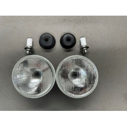 RTC4615K - Halogen Conversion Headlamps with Bulbs - RHD Pair - For all Defender, Series and Range Rover Classic
