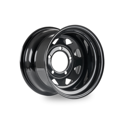 S165165BLK8SP32 - 8-спицевий сталевий диск 16" x 10" ET-32 чорний - Defender, Range Rover Classic і Defender