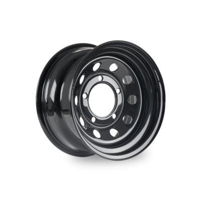 S165165TGBLKMO8 - Модульні сталеві диски 16" x 8" ET0 чорний - Defender, Range Rover Classic і Discovery