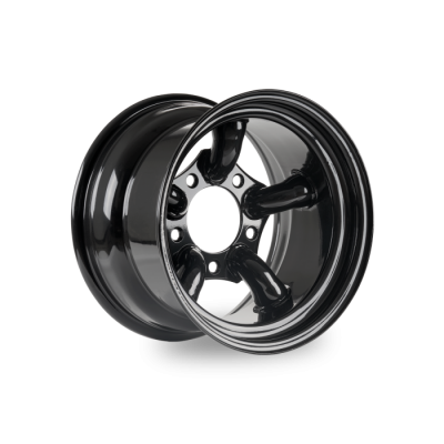 S1795165BLKCHASTE - 5-спицевий сталевий диск Challenger 17" x 9" ET-25 чорний - Land Rover Defender, Discovery 1 і Range Rover Classic