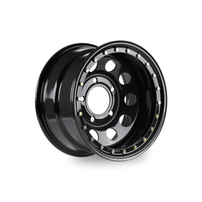 S1795165BLKIMMOD - Імітація сталевого диска Beadlock 17" x 9" ET-25 Black - Defender, Range Rover Classic і Discovery