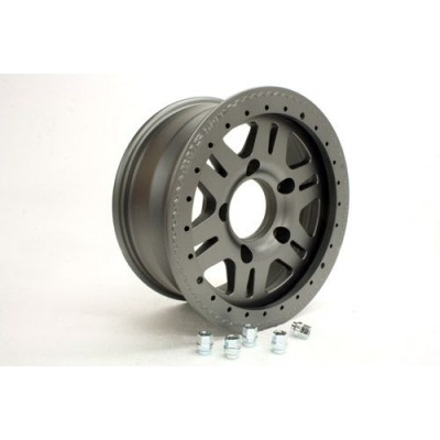 TF100 - Колесо Terrafirma Alloy Bead Locker Style кольору Anthracite - 7 x 16 - для Defender, Discovery 1 і Range Rover Classic TF100 - Колесо Terrafirma Alloy Bead Locker Style кольору Anthracite - 7 x 16 - для Defender, Discovery 1 і Range Rover Classic