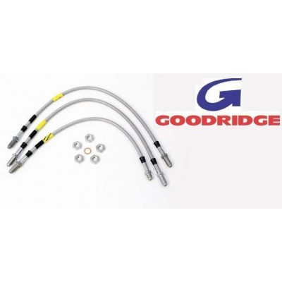 TF640GD - Комплект гальмівних шлангів Goodridge Defender - Нержавіюча сталь і оплетка - Plus 2" Lift Defender 90 - Підходить до 1998 року TF640GD - Комплект гальмівних шлангів Goodridge Defender - Нержавіюча сталь і оплетка - Plus 2" Lift Defender 90 - Підходить до 1998 року