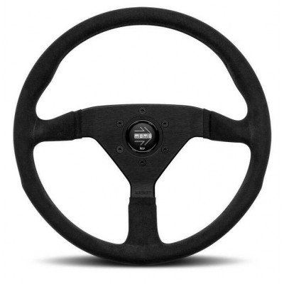 VMCALBLKBK35R - Кермо Defender Momo Monte Carlo з мікрофібри Premium Black - спортивне кермо 350 мм