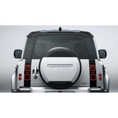 VPLEW0143 – Кришка заднього колеса Defender 2020 срібляста – доступна опція оригінального Land Rover із логотипом Defender – післяпродажне обслуговування просто