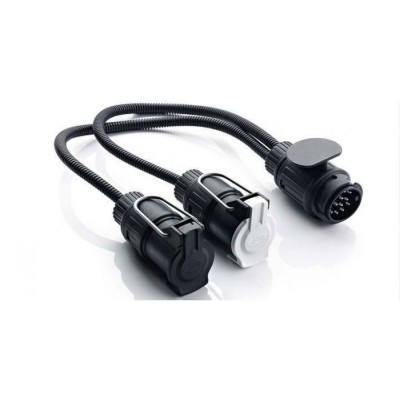 VPLHT0060 - 13-контактний буксирний електричний адаптер типу 12N/12S - для Range Rover L405, Sport L494, Evoque та Discovery Sport - оригінальний Land Rover