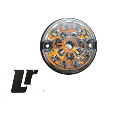 XBD500010LED – прозора світлодіодна передня індикаторна лампа Defender у стилі Land Rover, розмір 73 мм – оновлені фари Wipac