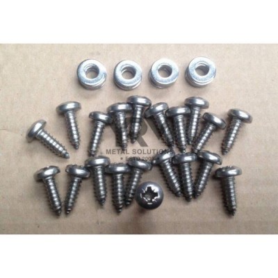 YRM1016 - Комплект із 20 тунельних гвинтів коробки передач із нержавіючої сталі та комплекту шайб для Land Rover Defender - від YRM Metal